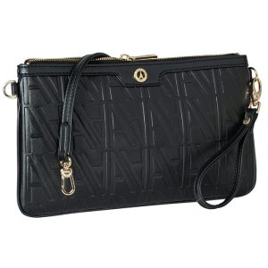 La tour Eiffel Ν66-151006-1BJ γυναικείος φάκελλος μαύρος