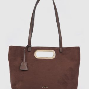 Verde Γυναικεία Τσάντα Ώμου 16-0008851 Καφέ