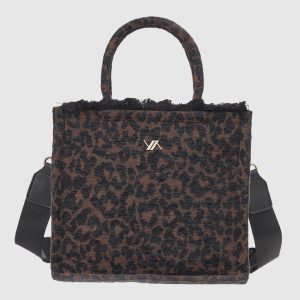 Verde Γυναικεία Τσάντα Χειρός 16-0008852 Animal Print