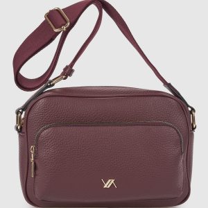Verde Γυναικεία Τσάντα Χιαστί 16-0008885 Μπορντό