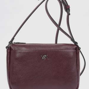 Verde Γυναικεία Τσάντα Χιαστί 16-0008887 Μπορντό